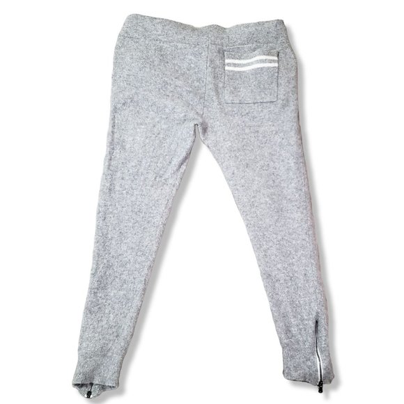 James Perse 100% Cashmere Capri Length Jogger Pant Grey Sweatpant Womens Large L - Picture 3 of 12